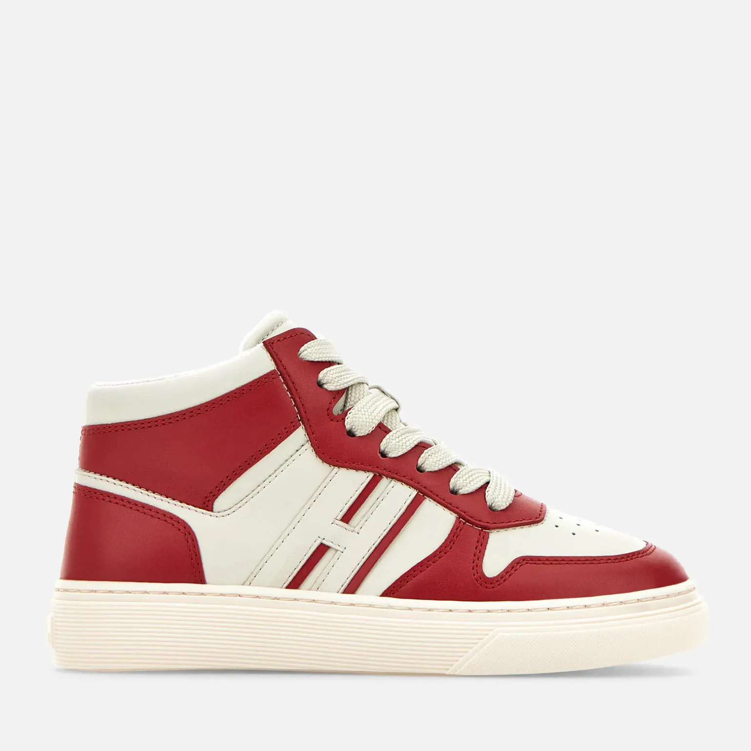 Junior*Hogan Sneakers H365 High Top Blanc/ Rouge