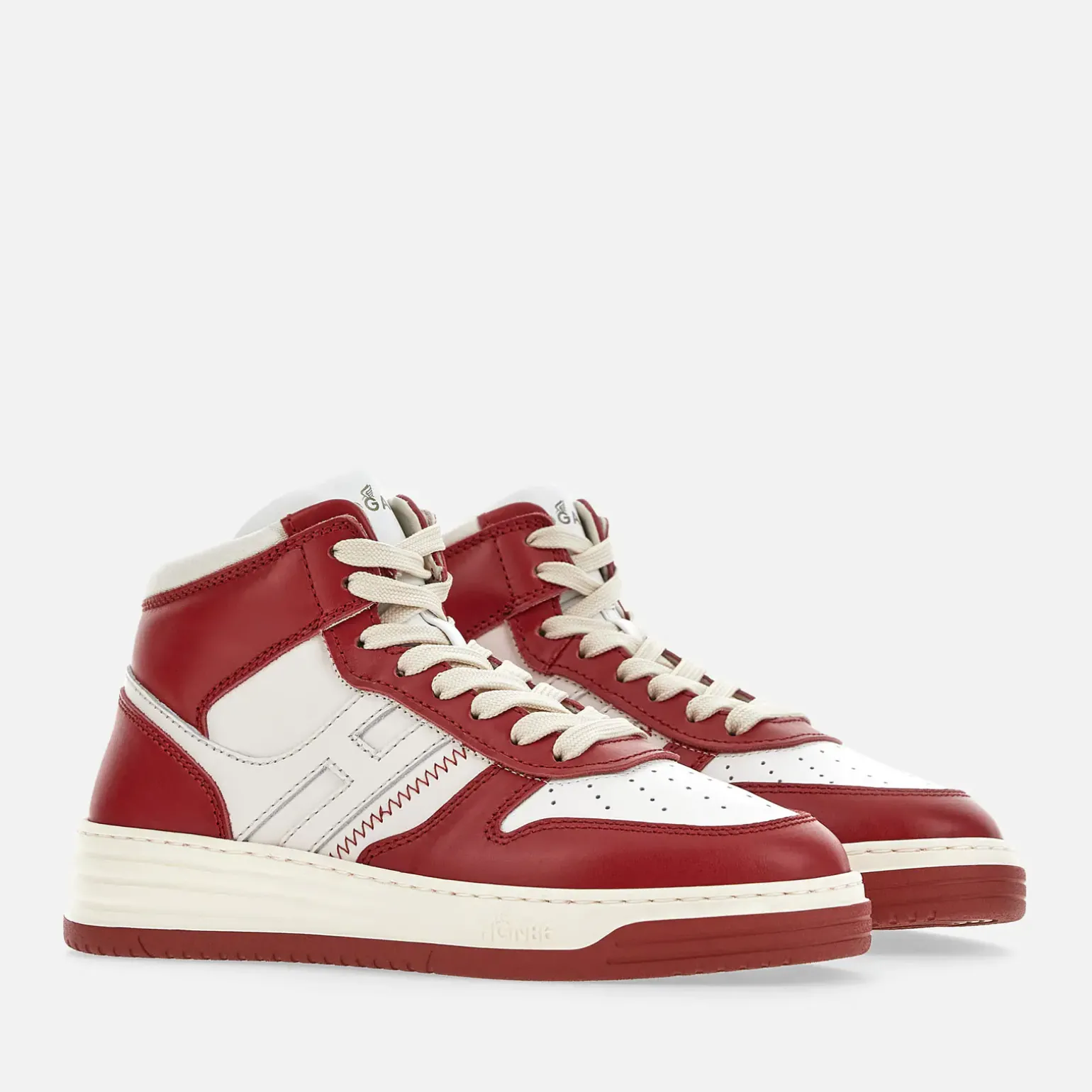 Hogan Basket*Hogan Sneakers H630 High Top Blanc/ Rouge