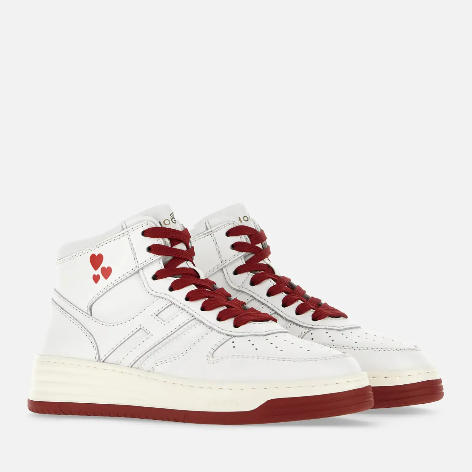 Hogan Basket*Hogan Sneakers H630 High Top - Saint Valentin Blanc