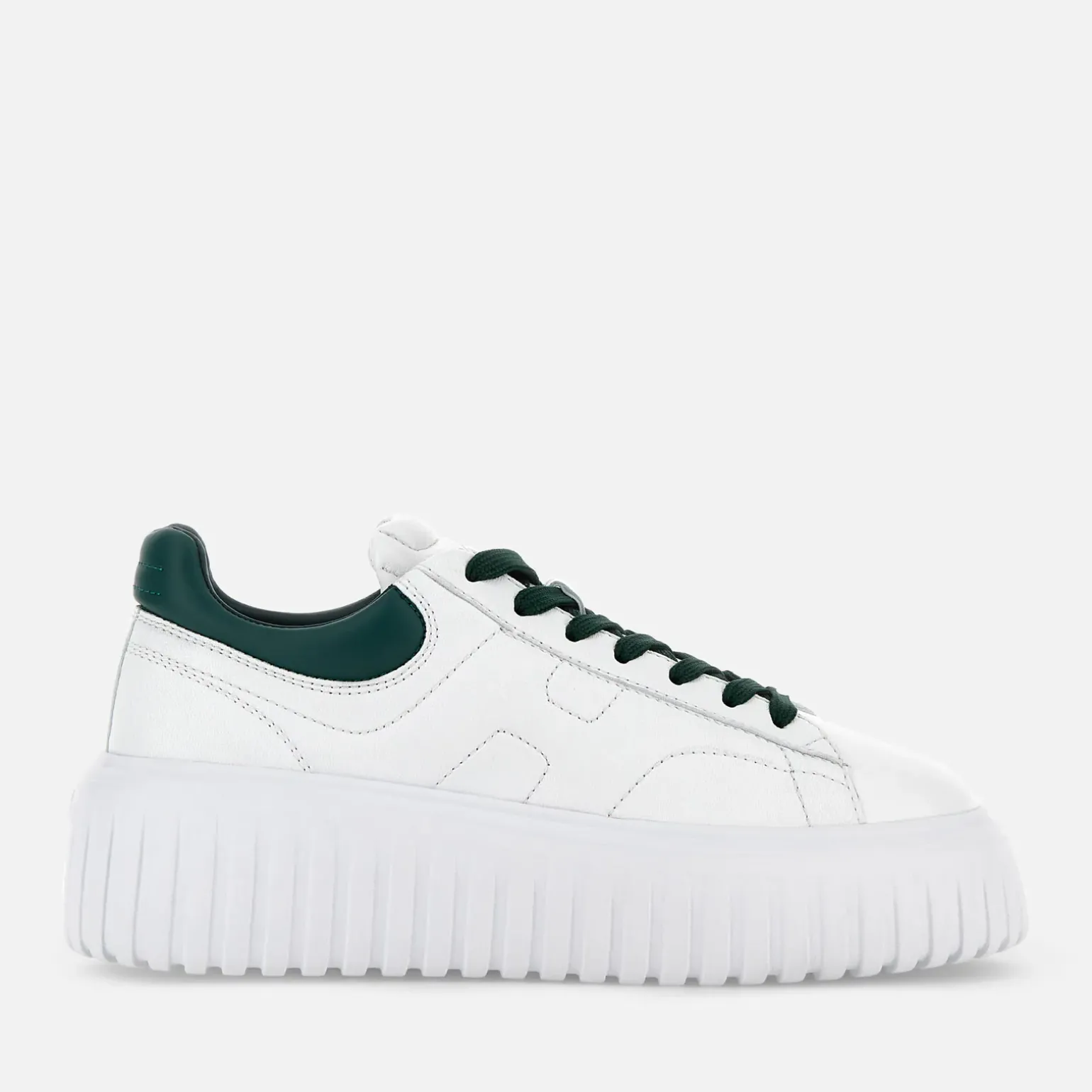 Chunky Sneakers*Hogan Sneakers H-Stripes Blanc/ Vert