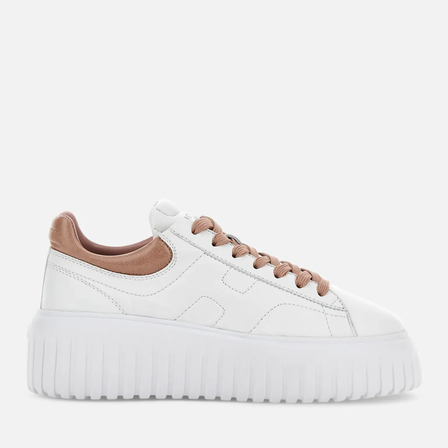 Chunky Sneakers*Hogan Sneakers H-Stripes Blanc/ Rose