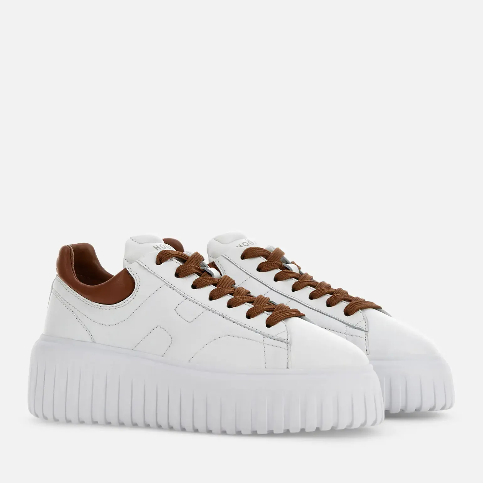 Chunky Sneakers*Hogan Sneakers H-Stripes Blanc/ Beige