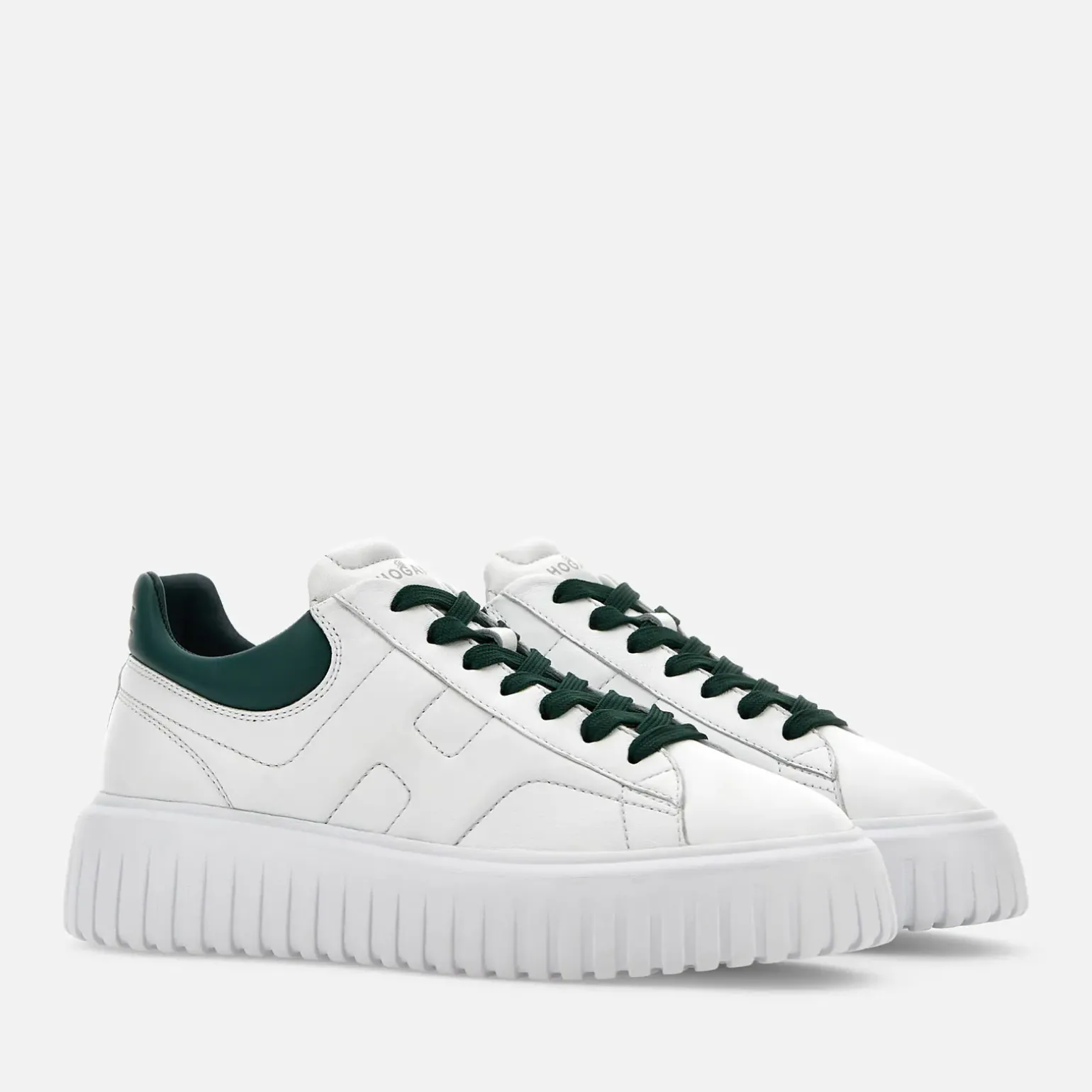 Maxi Sneakers*Hogan Sneakers H-Stripes Blanc/ Vert