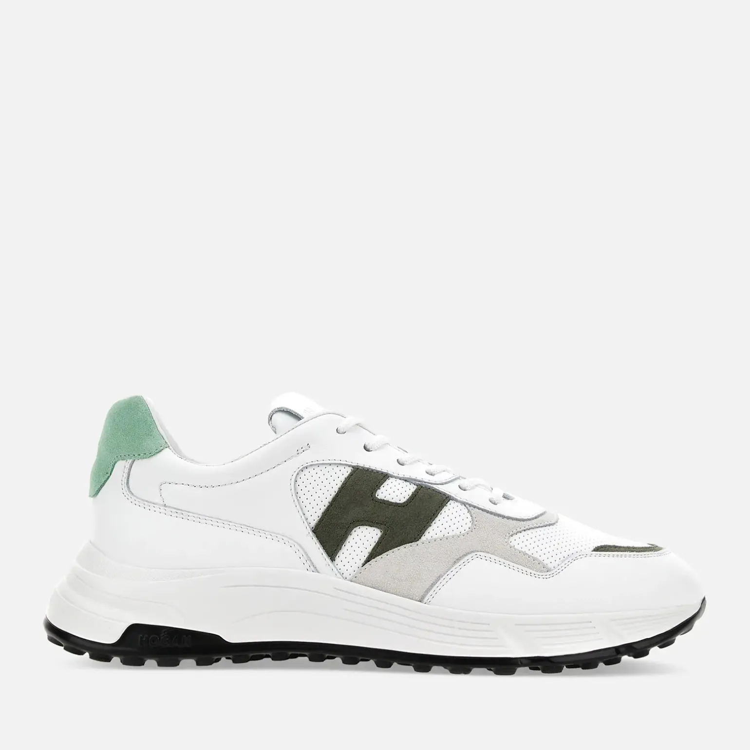 Sporty Sneakers*Hogan Sneakers Hyperlight Blanc/ Vert/ Gris