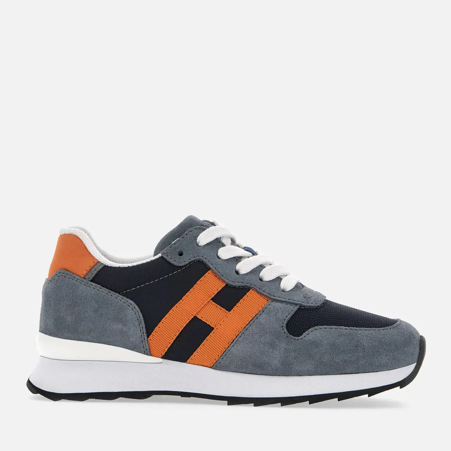 Junior*Hogan Sneakers R261 Gris/ Orange